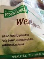Pain blanc exempt de gluten