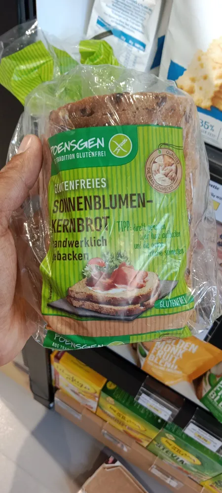 Sonnenkernbrot (geschnitten) Glutenfrei 500G