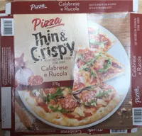 Pizza calabrese e Rucola