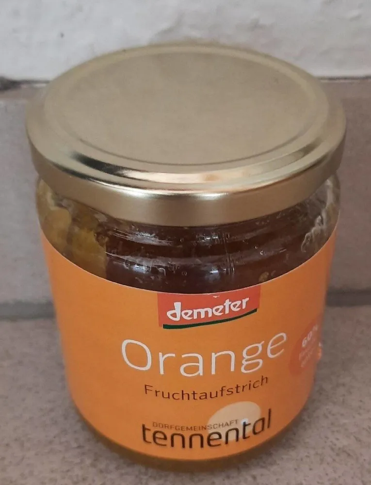 Orange Fruchtaufstrich