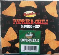 Paprika chilli  Nachos+Dips
