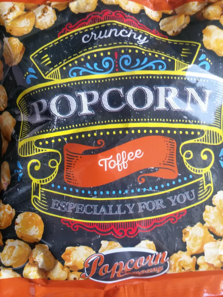 Crunchy Popcorn Toffee