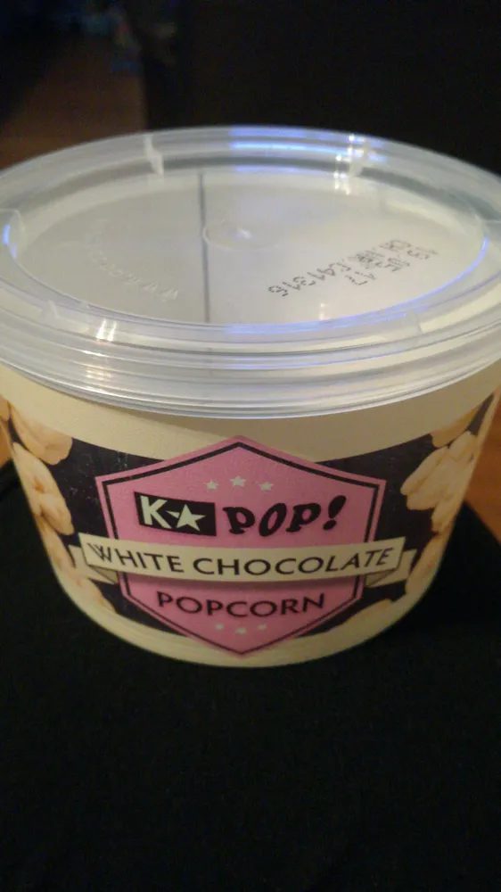 Pop corn white chocolat blanc
