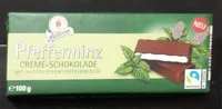 Pfefferminz Creme-schokolade mit Natürlichem Pfefferminzöl