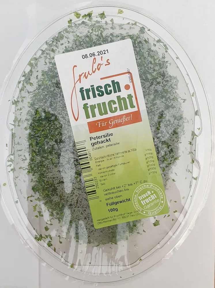Petersilie gehackt