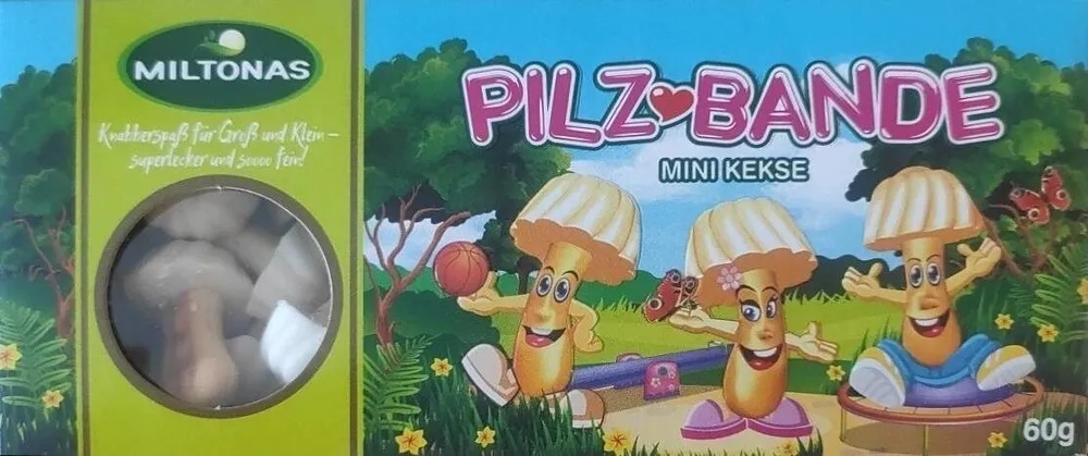 Pilz bande mini kekse
