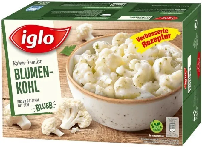 Rahm-Gemüse Blumenkohl