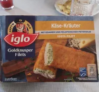Goldknusper-Filets Käse-Kräuter Fisch