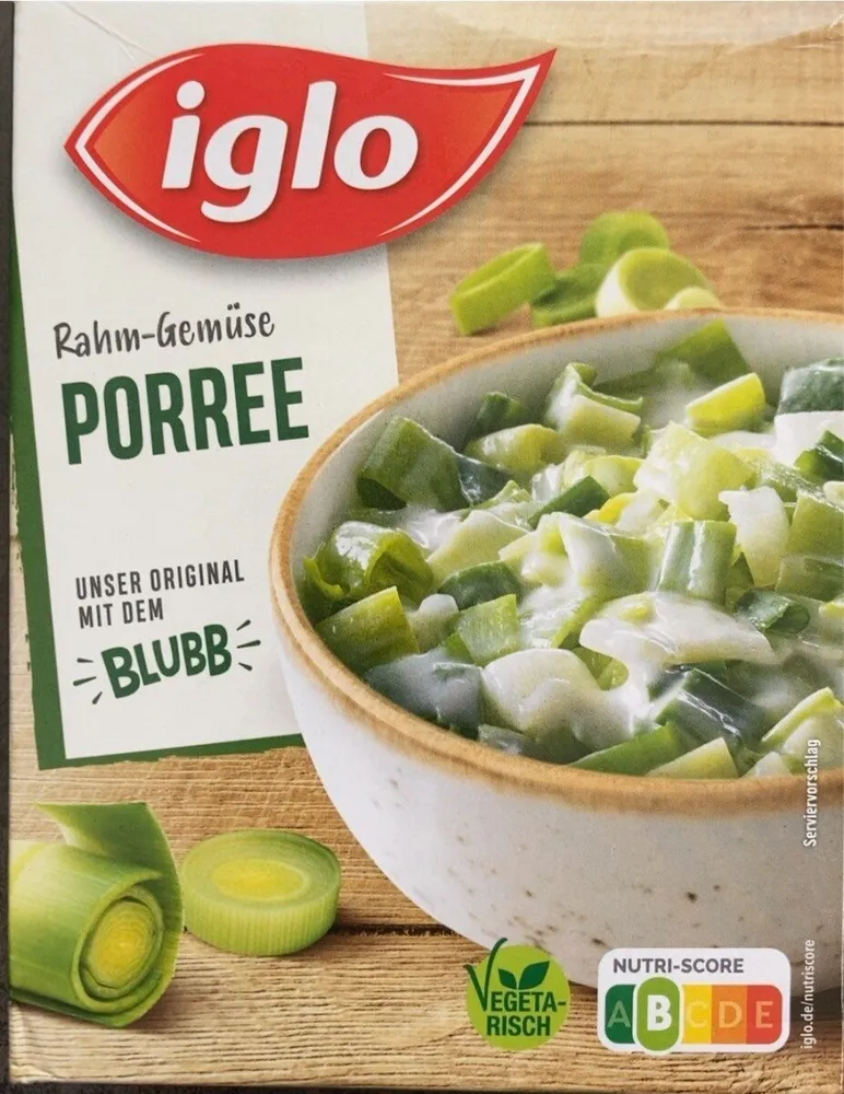 Porree Rahm-Gemüse