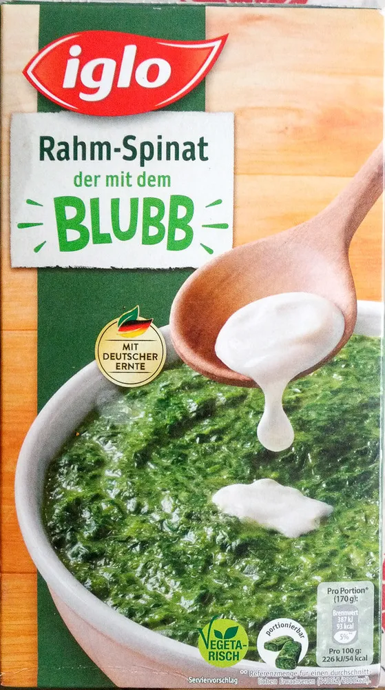 Rahm-Spinat