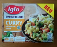 Curry aux lentilles et légumes