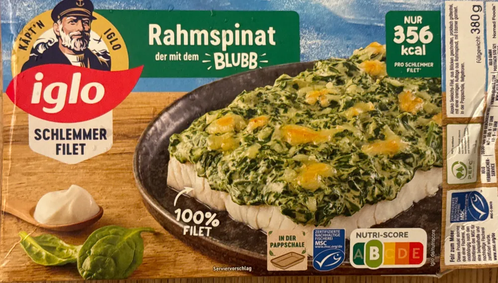 Schlemmer Filet Rahmspinat
