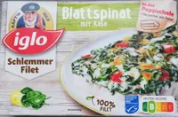 Schlemmer-Filet Blattspinat mit Käse