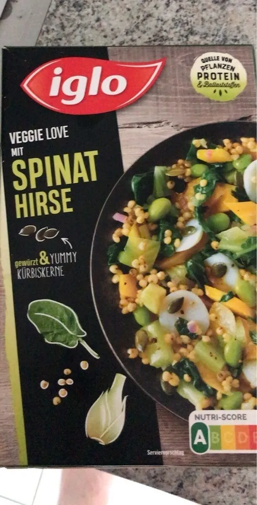 Spinat hirse