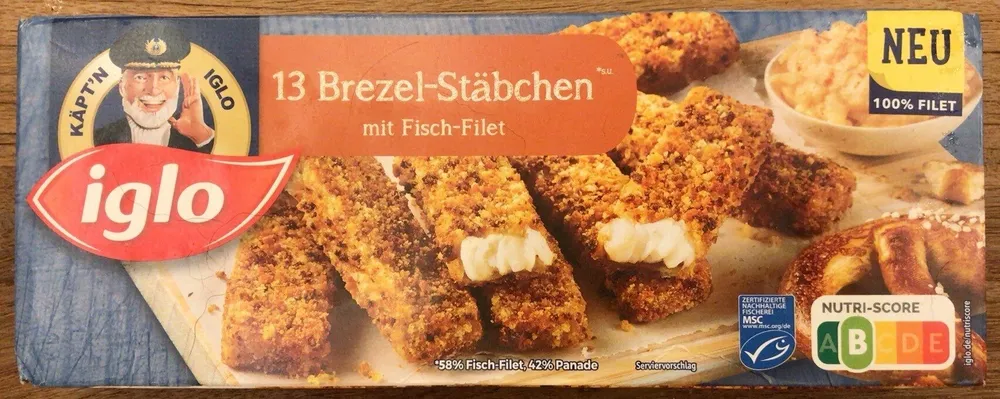 Fischstäbchen "Brezel"