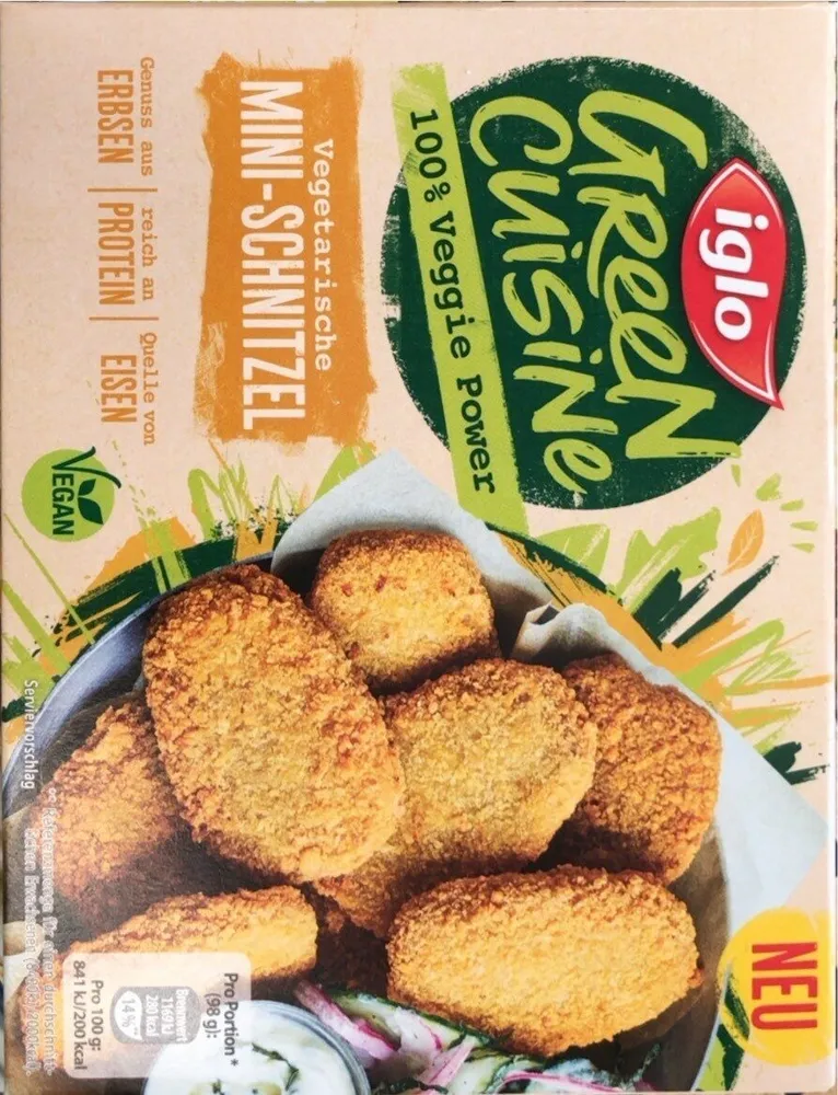 Vegetarische mini-Schnitzel