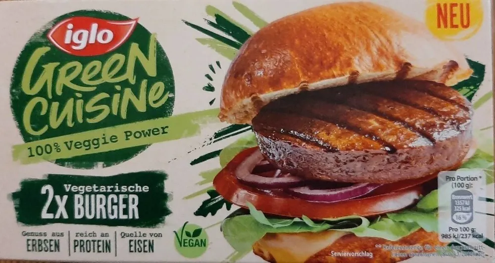 Green Cuisine Vegetarische Burger