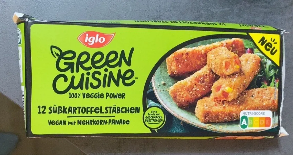 Green Cuisine Sūßkartoffelstäbchen