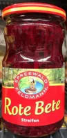 Rote Bete Streifen