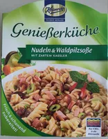 Genießerküche Nudeln & Waldpilze mit zartem Kassler