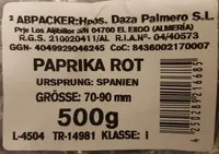 Paprika Rot