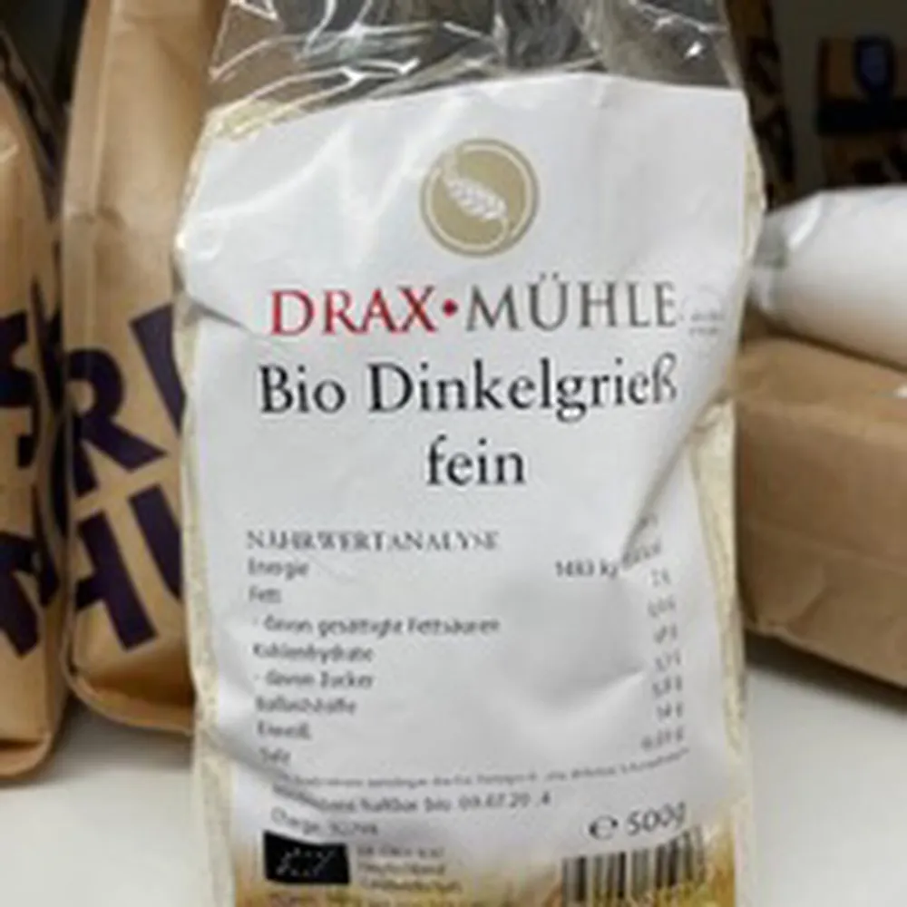 Bio Dinkelgrieß fein