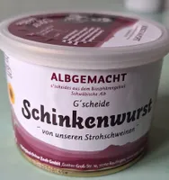 albgemacht schinkenwurst