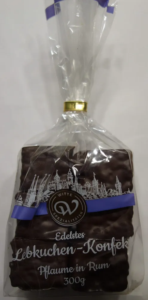 Edelstes Lebkuchen-Konfekt Pflaume in Rum