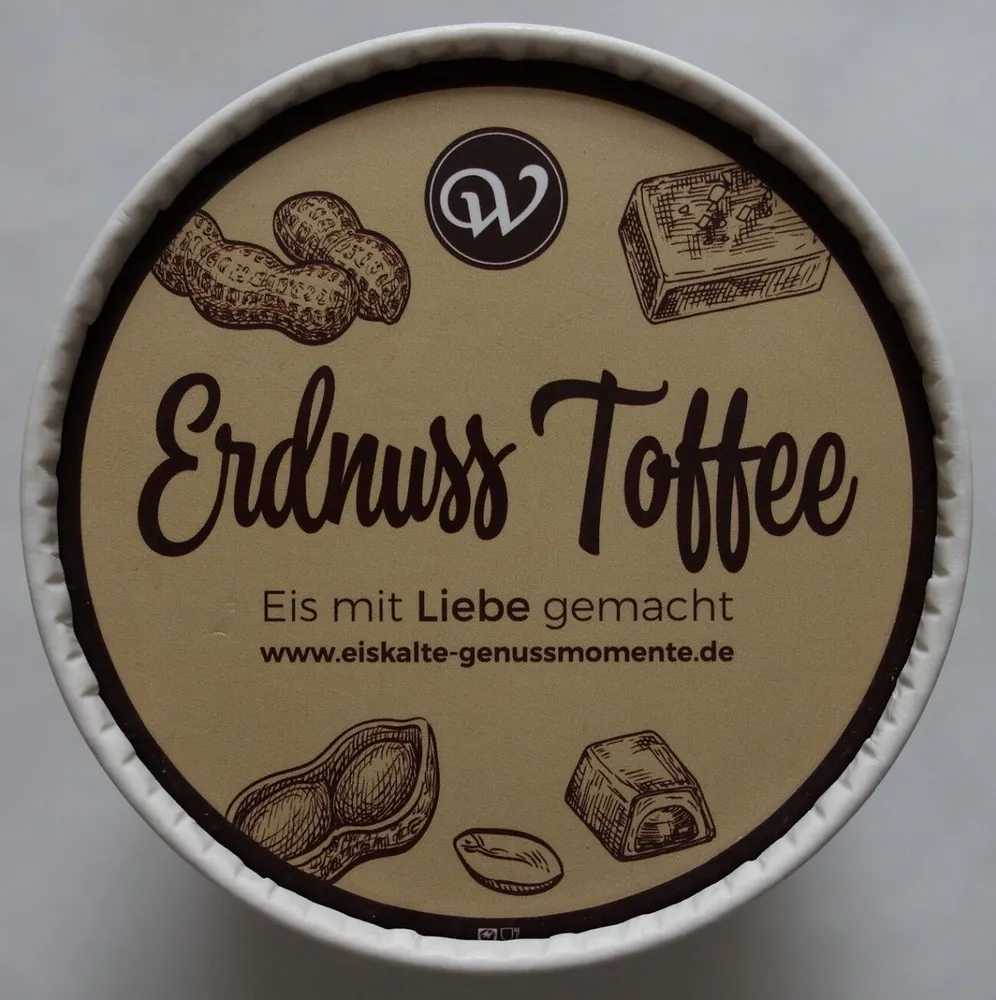 Erdnuss-Toffee Eis