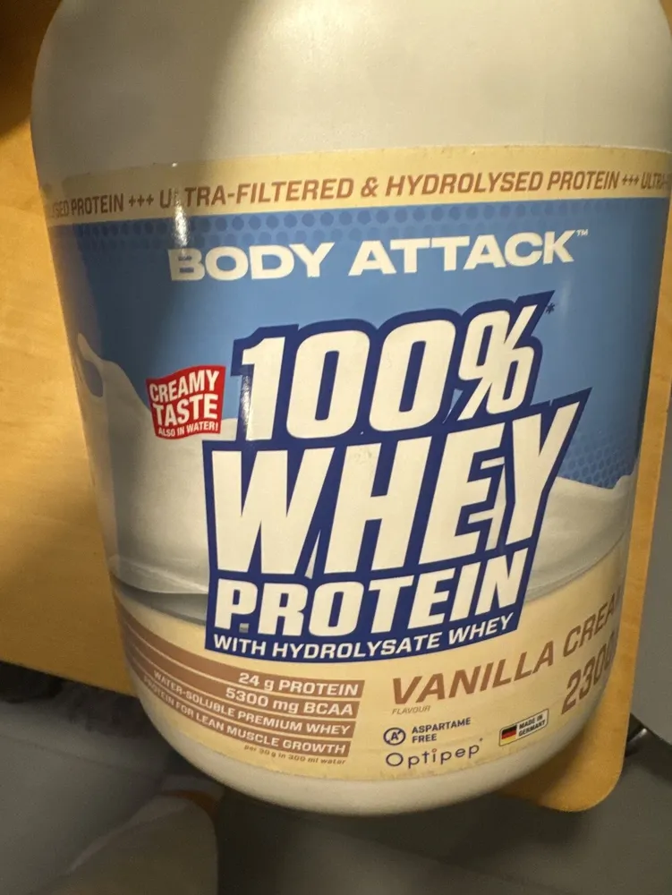 100% Whey Protein Vanilla Cream