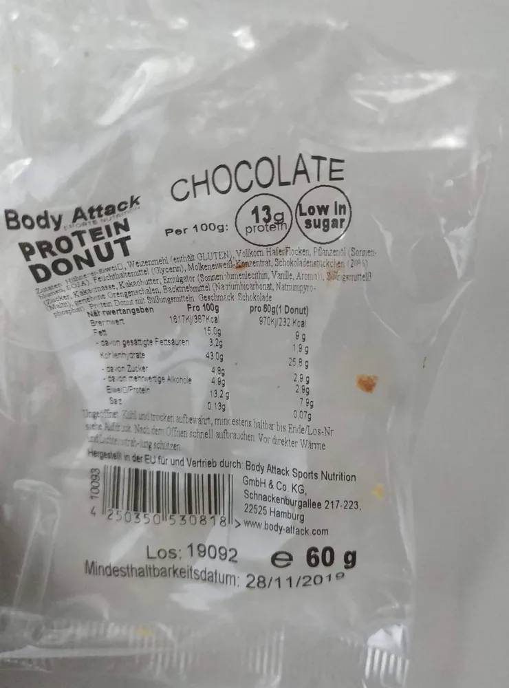 Protein Donut Chocolate