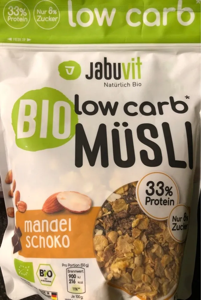Bio Low carb Müsli Mandel Schoko