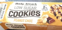 Low sugar cookies peanut choc