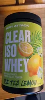 Clear iso whey ice tea lemon