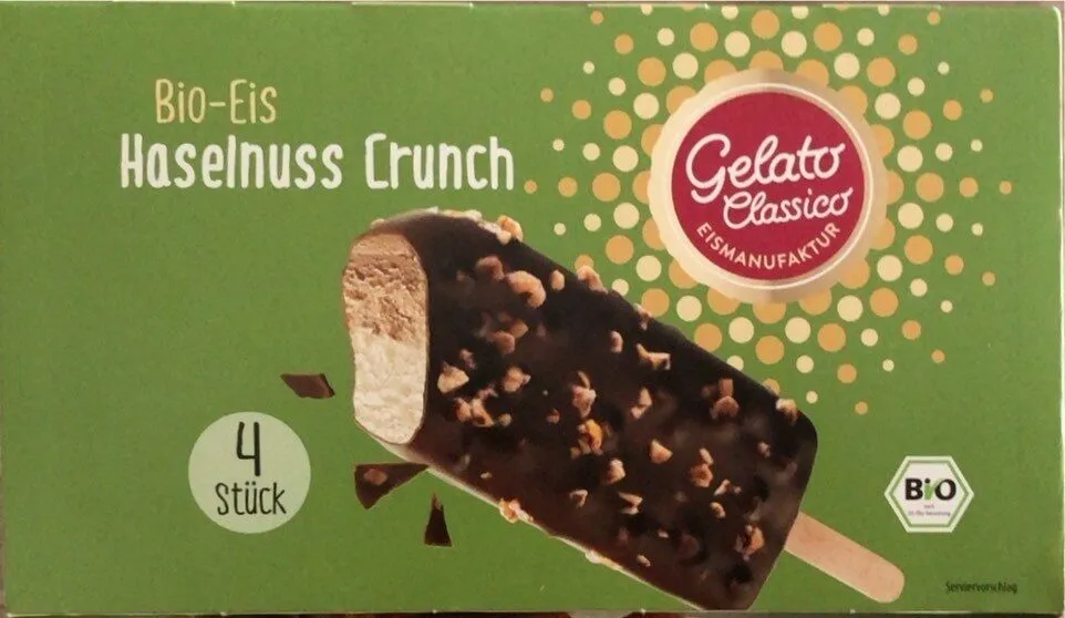 Bio-Eis Haselnuss Crunch