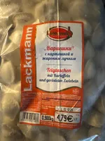 Teigtaschen Mit Kartoffel Und Gerösteten Zwiebeln