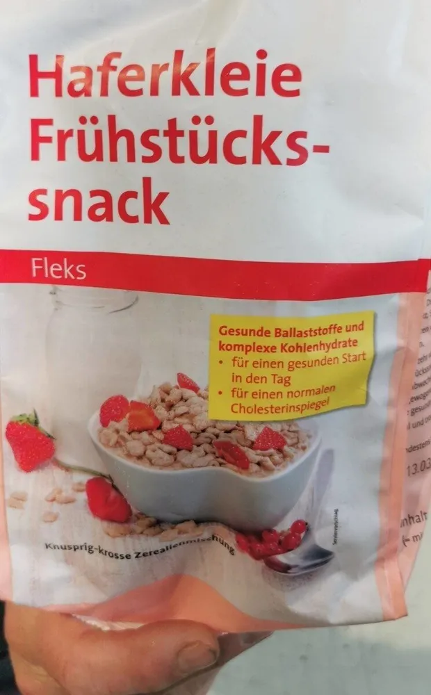 Haferkleie frùhstùcks snack