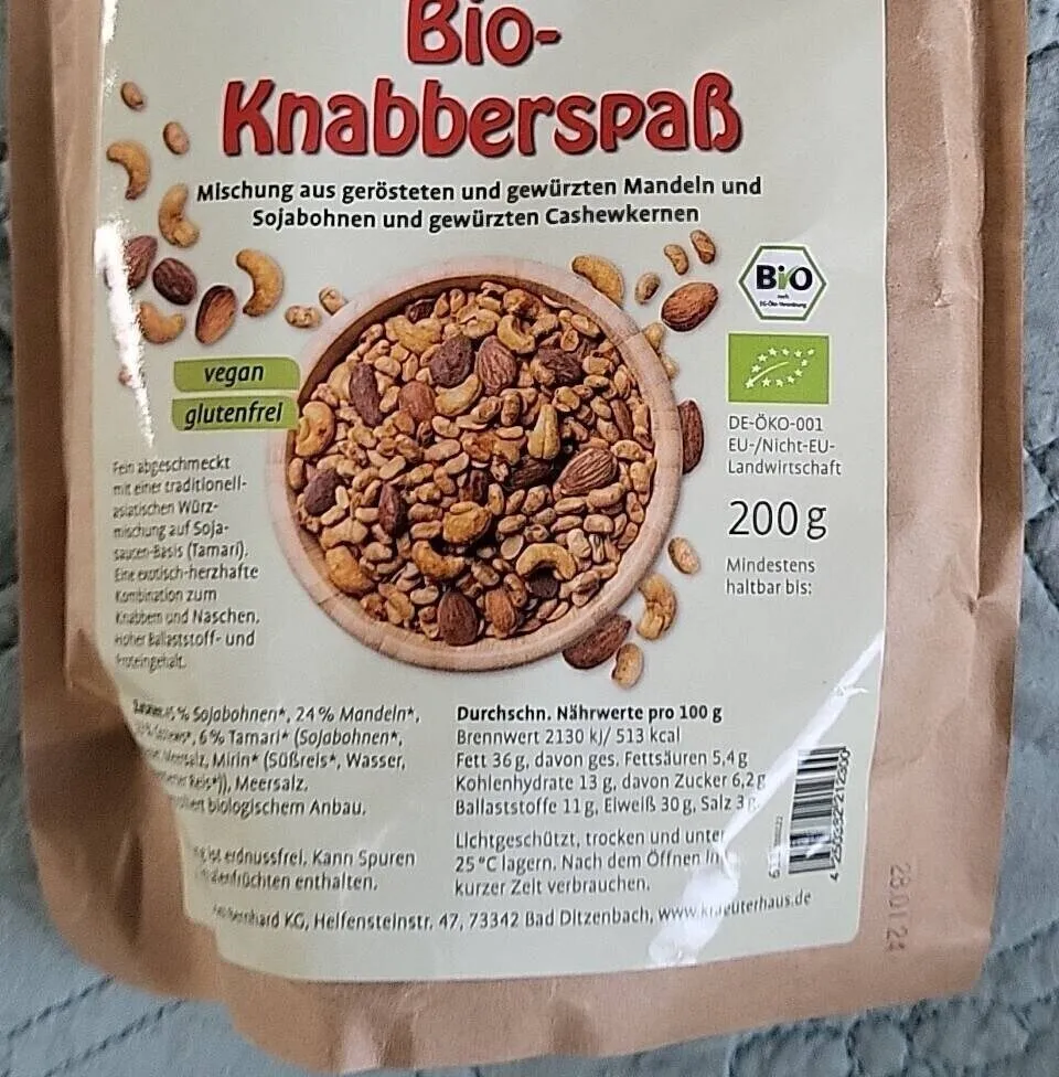 Bio knabberspab