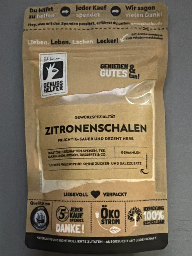 Zitronenschalen