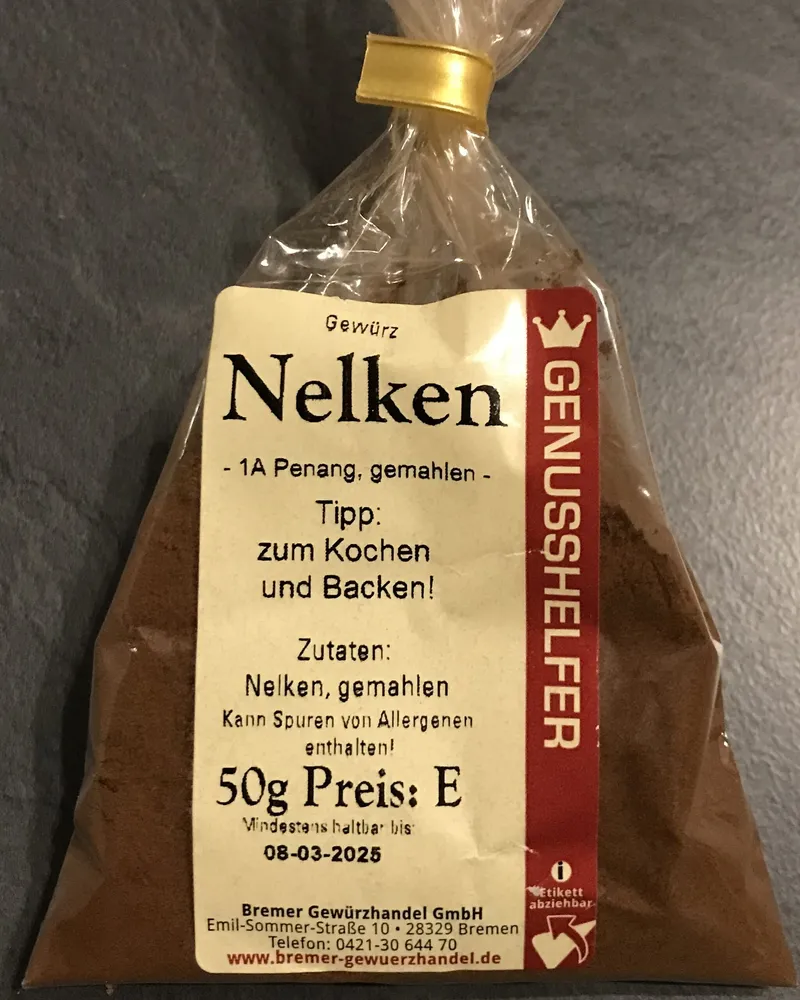 Nelken - gemahlen