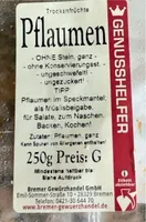 Pflaumen, getrocknet