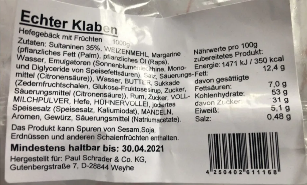 Echter Klaben