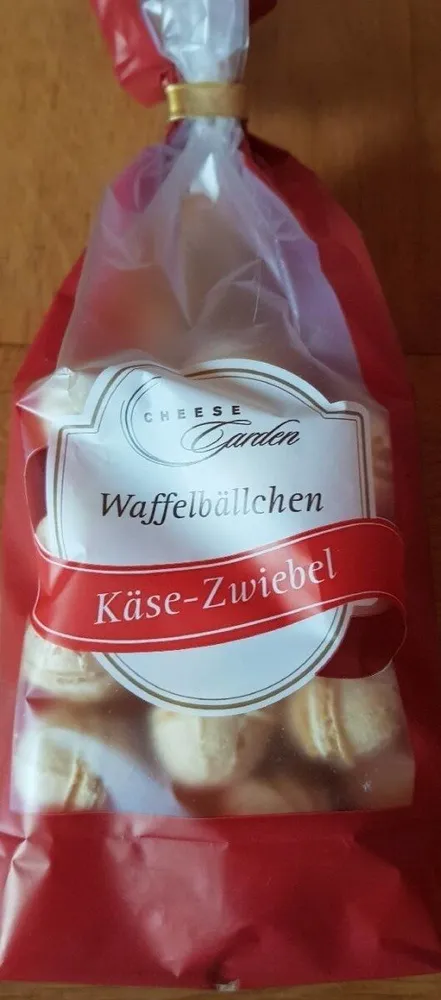 Waffelbällchen Käse-Zwiebel