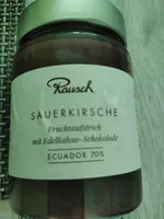 Sauerkirsche Fruchtaufstrich mit Edelkakao-Schokolade