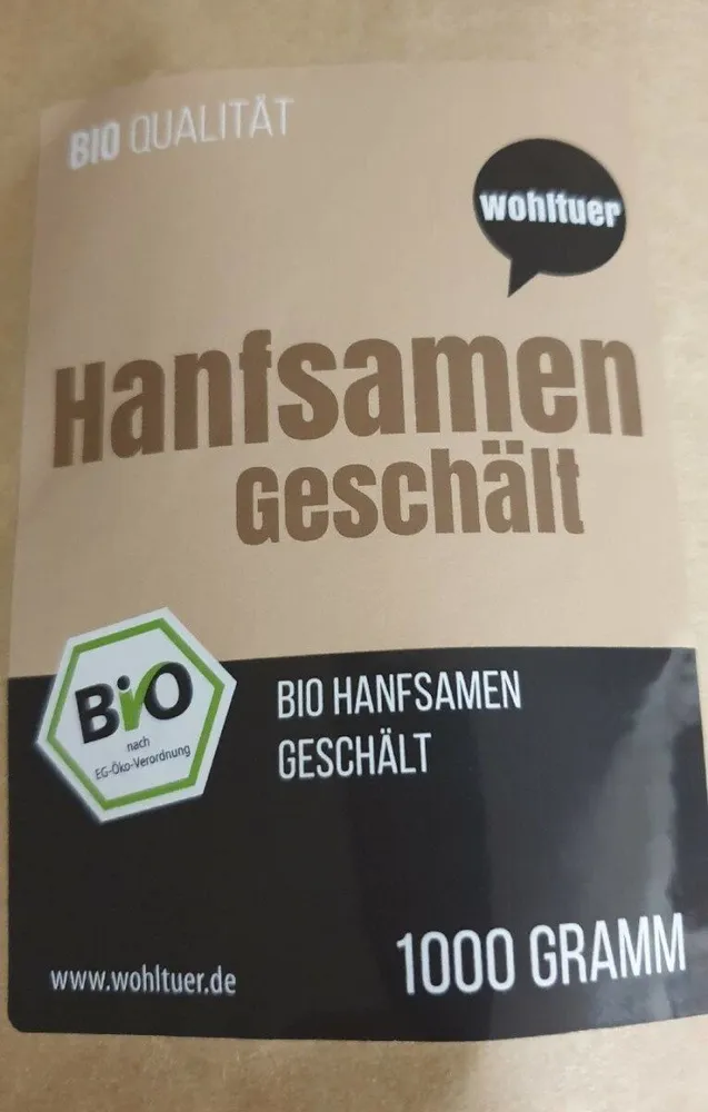 Hanfsamen geschält