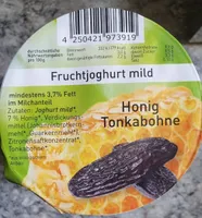 Fruchtjoghurt Honig Tonkabohne