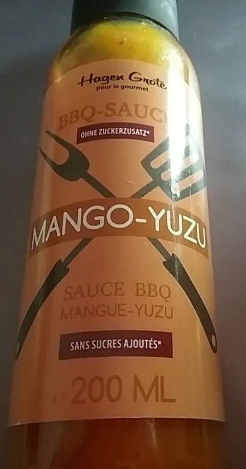 Sauce mangue yuzu