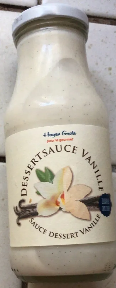 Dessert sauce vanille