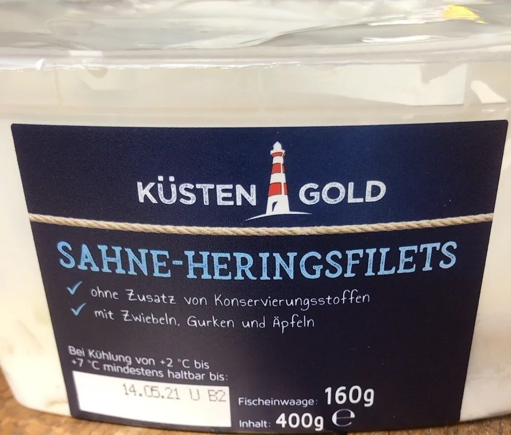 Sahne-Heringsfilet