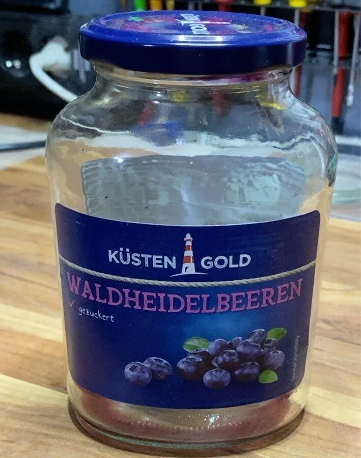 Waldheidelbeeren gezuckert